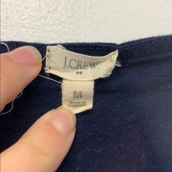 J. Crew stripped top with accent buttons - Picture 2 of 4